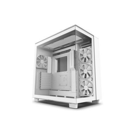NZXT H9 Elite Trn ATX Case - Stylish White Design, No Power Supply Needed - Perfect for Your Build!